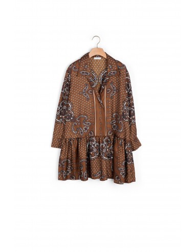 ROBE Marron Foncé basket pas cher