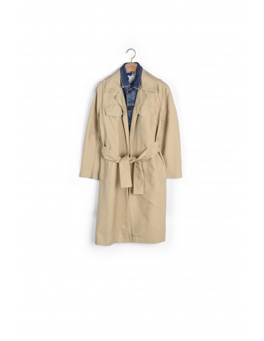 Manteau trench coat effet trompe l'œil prix pour 