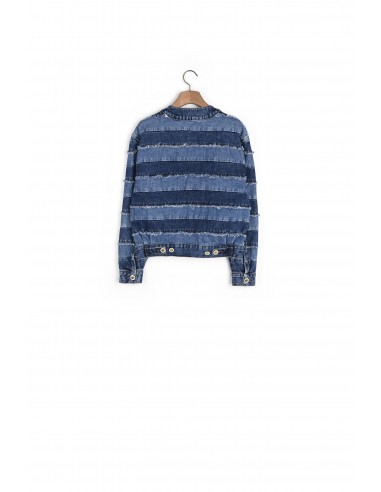 Blouson en jean court oversize de votre