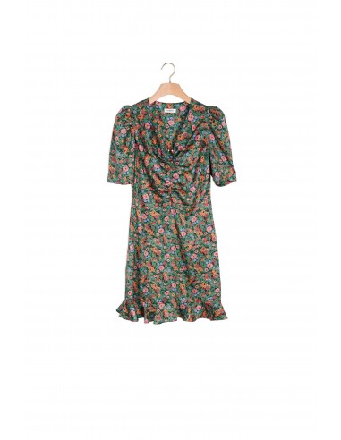 Robe courte à imprimé Fleurs d'automne suggérées chez